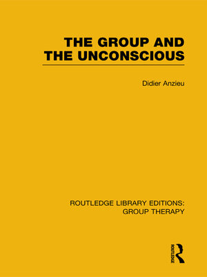 cover image of The Group and the Unconscious (RLE